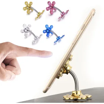 Flexibilní držák na telefon s přísavkami Barva: modrá