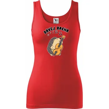 Dámské tričko Dávej bacha - Dámské tílko - L ( Červená )