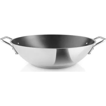 Pánev Nerezová pánev wok s nepřilnavým keramickým vnitřním povrchem O 32 cm Eva Solo