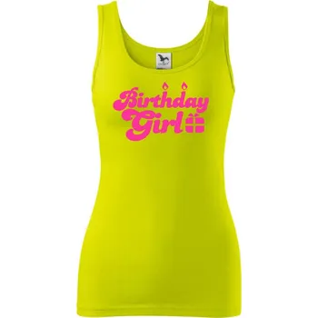 Birthday girl - Dámské tílko - XS ( Limetková )