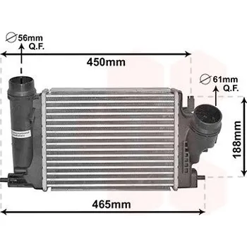 Motor automobilu Chladič turba VAN WEZEL 33014701