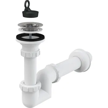 Sifon Sifon umyvadlový DN 40 mm, s nerezovou mřížkou Ø63 mm, nízký