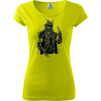 Samurai Punk - Dámské triko Pure - XS ( Limetková )