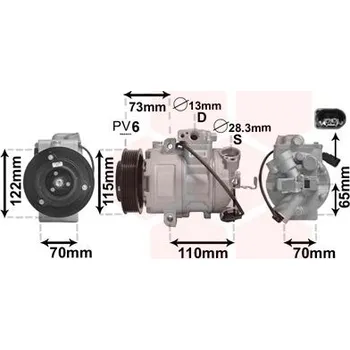 Kompresor klimatizace Kompresor, klimatizace VAN WEZEL 4901K701