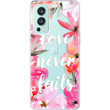 Pouzdro na mobilní telefon Odolné silikonové pouzdro iSaprio - Love Never Fails - OnePlus Nord 2 5G
