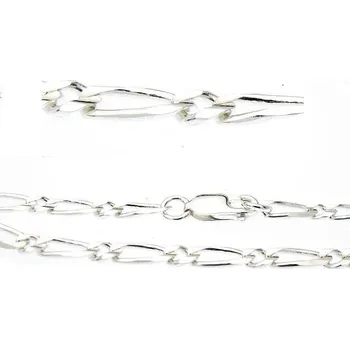 Náramek Stříbrný náramek FIGARO 4,5mm, 6,32g 21,5cm Stříbro 925/1000