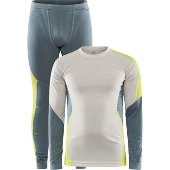 Set pánského termoprádla CRAFT CORE Dry Baselayer Set 1909707 pánské termoprádlo (funkční triko a kalhoty) Barva: 613503 modrá, Velikost: XXL