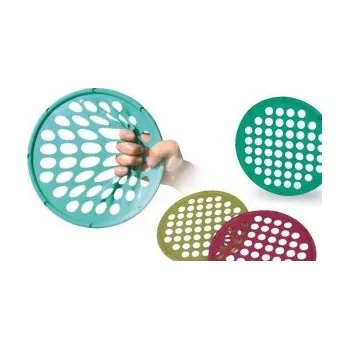 Cvičební síto Grip trainer průměr 24 cm lehký- žlutý