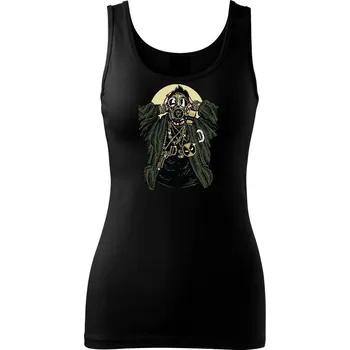 Dámské tričko Gasmask Gangsta - Dámské tílko - XS ( Černá )