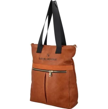 Kabelka Laura Biaggi | Dámská trendy kabelka Laura Biaggi Italy fashion lady hnědá | allBAGS.cz