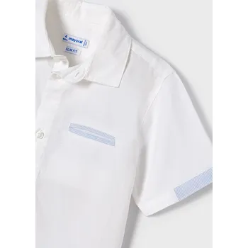 Chlapecké oblečení Chlapecká košile Mayoral 3116-010 bílá barva: bílá, Rozměr: 134 (10 let)