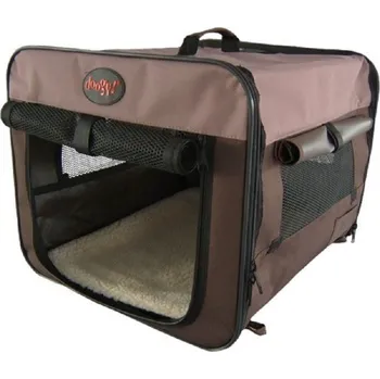 klec pro psa Doogy! Varikennel Niche hnědý/látkový S: 46x41x36 cm