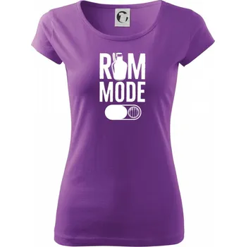 Dámské tričko Rum mode - Dámské triko Pure - XS ( Fialová )