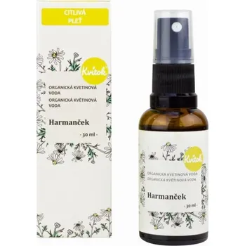 Kvitok Květová voda s rozprašovačem - heřmánek BIO (30 ml) - perfektní i pro děti