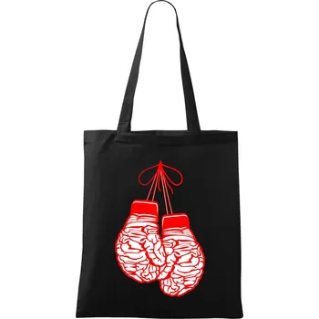 Brain Gloves - Taška bavlněná - 42 x 38 cm ( Černá )