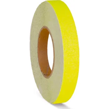 Lepicí páska m2 protiskluzová páska™, reflexní žlutá, role 25 mm x 18,3 m