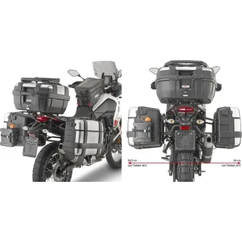 Zavazadlo na motocykl PLO2145MK trubkový nosič bočních kufrů PL ONE-FIT pro Yamaha Ténéré 700 (19-24)