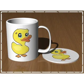 Pelisport Hrnek Kačenka s filcovým podtáckem