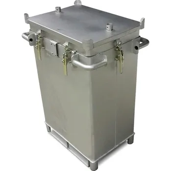 Nerezový přepravní box na Li-Ion baterie, typ S-Box X2, objem 309 litrů, výplň PyroBubbles®