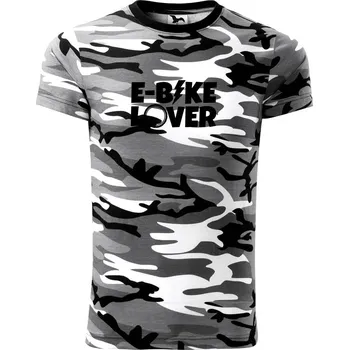 Pánské oblečení E-bike lover - Army CAMOUFLAGE - XS ( Šedý maskáč )