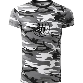 Pánská móda Kickball - míč - Army CAMOUFLAGE - 2XL ( Šedý maskáč )