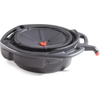 Nádoba na vypouštění oleje a chladící kapaliny, uzavřená, kulatá, objem 14 l