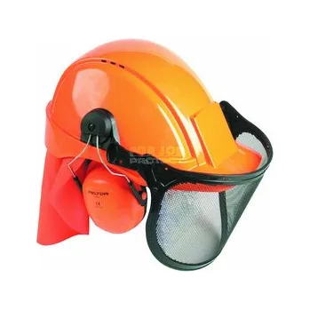 Pracovní přilba Peltor lesnický komplet, přilba, sluchátka, drátěný štít