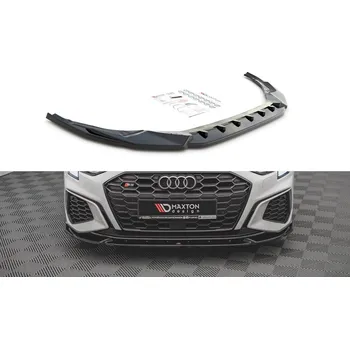 Nárazník Spojler pod nárazník lipa V.3 Audi S3 / A3 S-Line 8Y černý lesklý plast