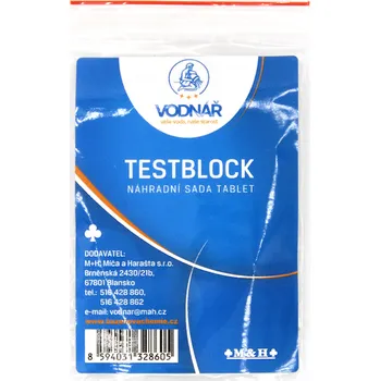 Bazénová chemie Vodnář Testblock náhradní sada tablet