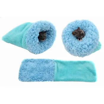 pelíšek pro malé zvíře Marysa Spací pytel 3v1 XS tyrkysový/modrý