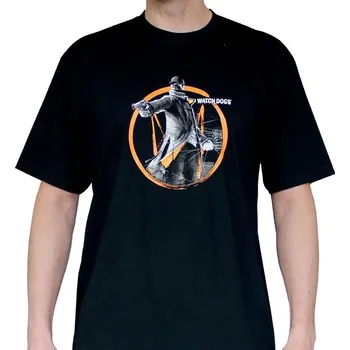 Pánské tričko Pánské tričko Watch Dogs - Fox Tag Velikost: S