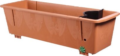 INJETON PLAST Samozavlažovací truhlík Frajman 60 cm terakota