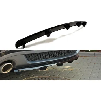 Auto-moto Splitter zadní, prostřední Audi A5 S-Line 07-11 (se žebry) carbon look