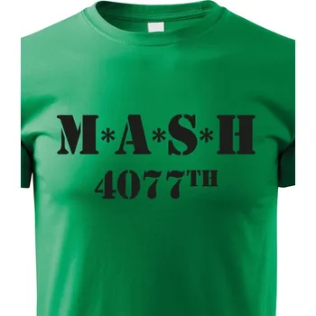 Chlapecké tričko Dětské tričko s potiskem MASH 4077 2, Barva Zelená, Velikost 158 cm/12 roků, Canvas Dětské tričko Bezvatriko.cz 0322