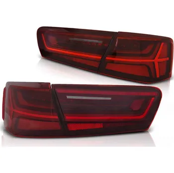 Zadní světlomet Tuning Tec Zadní světla LED Bar SEQ Audi A6 C7 2011-2014 sedan červená