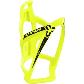 Košík na láhev CTM X-WING, plastový, reflexní zelená