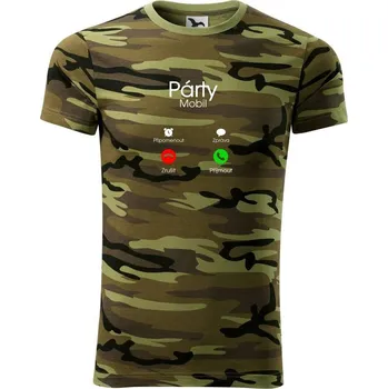 Pánské oblečení Party volá - Army CAMOUFLAGE - M ( Zelený maskáč )