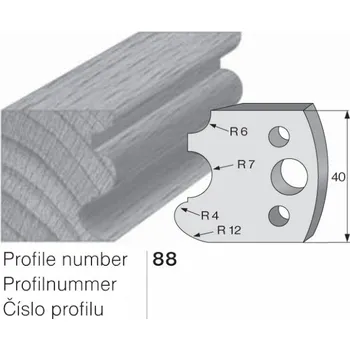Fréza Omezovač do frézovací hlavy č. 88 40 x 4 mm PILANA