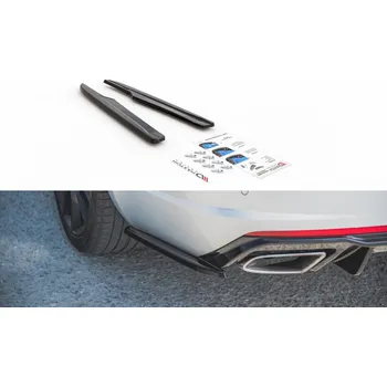 Tuning Splittery zadní boční V.2 Škoda Octavia RS Mk3/Mk3 FL Hatchback/Kombi černý lesklý plast