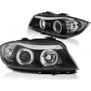 Přední světlomet Tuning Tec Přední světla BMW E90/E91 03.05-08.08 ANGEL EYES CCFL černé