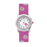 Dětské růžové náramkové hodinky JVD basic J7118.1