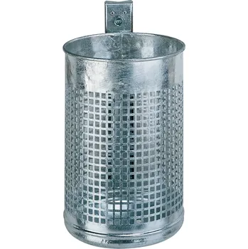 Odpadkový koš Odpadkový koš, design "děrovaný plech", objem 50 litrů, zelený