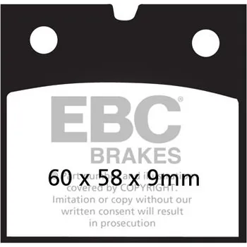 Brzdová destička Brzdové destičky EBC FA077V