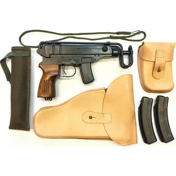 Airsoftová zbraň Iron Works Samonabíjecí pistole P.SA61 vz. 61 Škorpion, 7,65 Browning, nestřílená