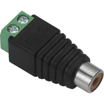 Konektor Onpira Šroubovací konektor cinch RCA samice