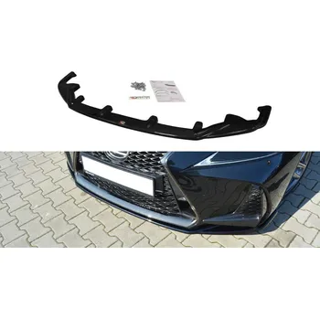 Nárazník Spojler pod nárazník lipa V.1 Lexus IS Mk3 Facelift F-Sport černý lesklý plast