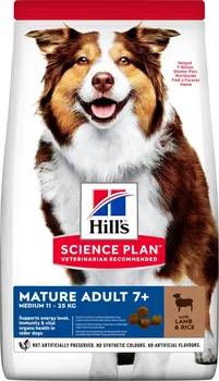 Krmivo pro psa Hill's Pet Nutrition SP Adult 7+ Mature Medium Lamb/Rice 14 kg