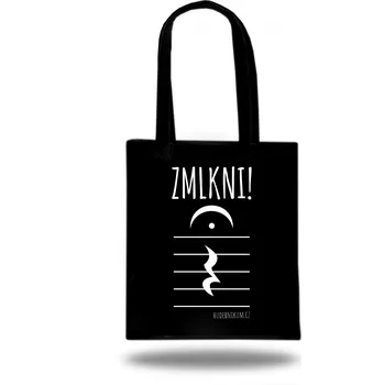 Taška ZMLKNI - dlouhá ucha, černá