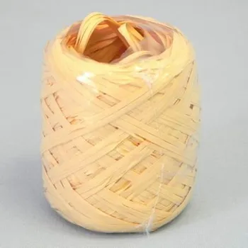 Rafia stuha vajíčko 12,5mm/20m natural