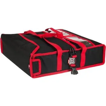 Taška na 2 pizzy, velikost XXL, 60x60 cm, s rámem, bez vyhřívání, černá BAG_T2XXLSRBVB